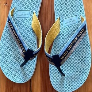 Authentic Louis Vuitton flip flops